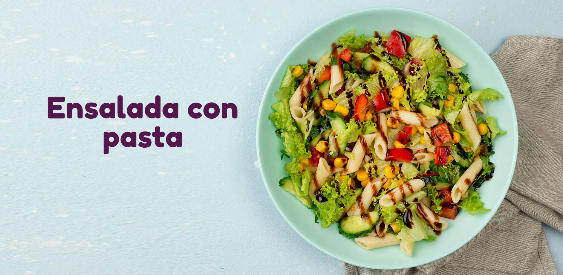 Fácil de preparar y nutritiva: Ensalada con Pasta