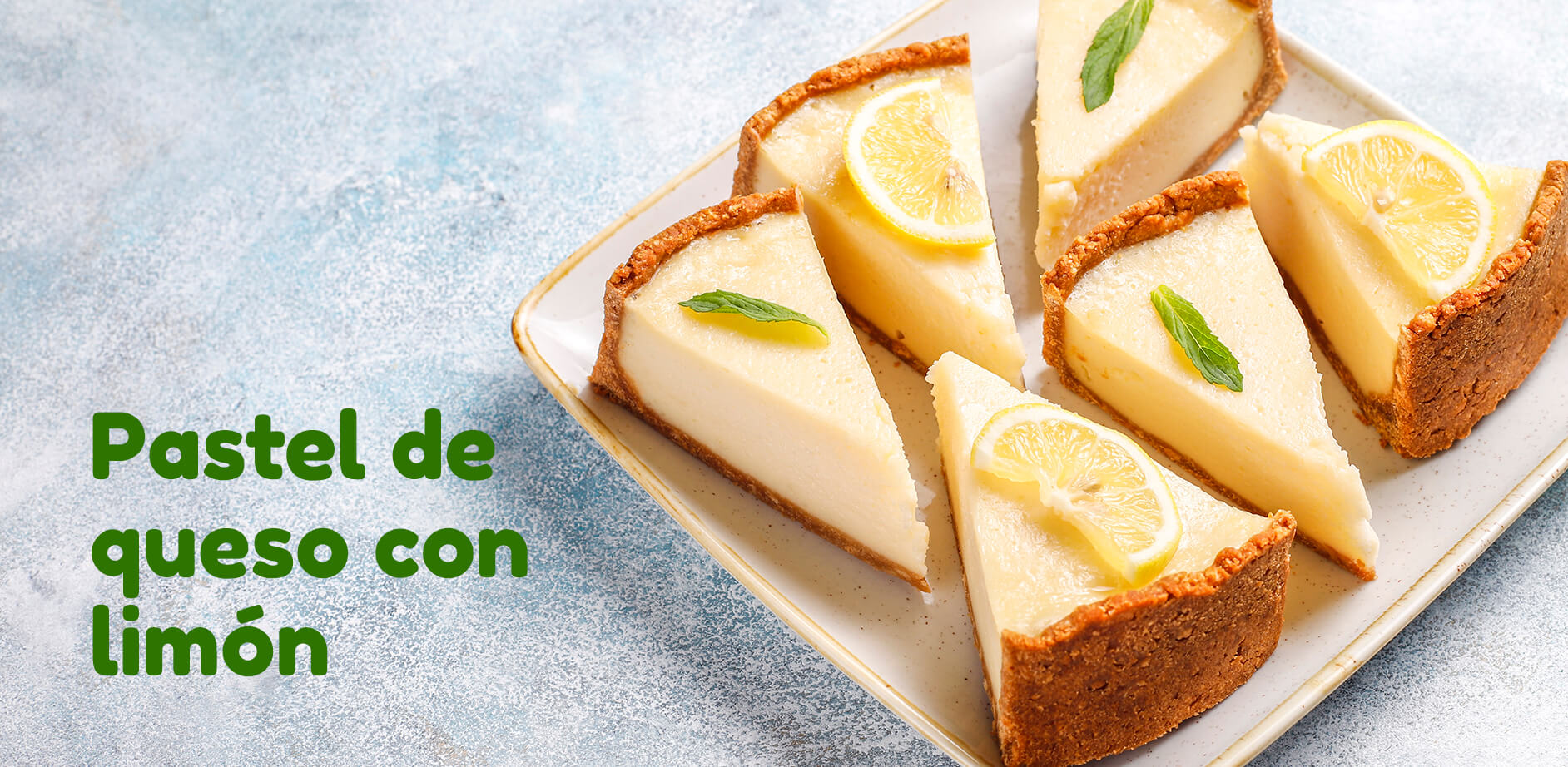 Pastel de queso con limón