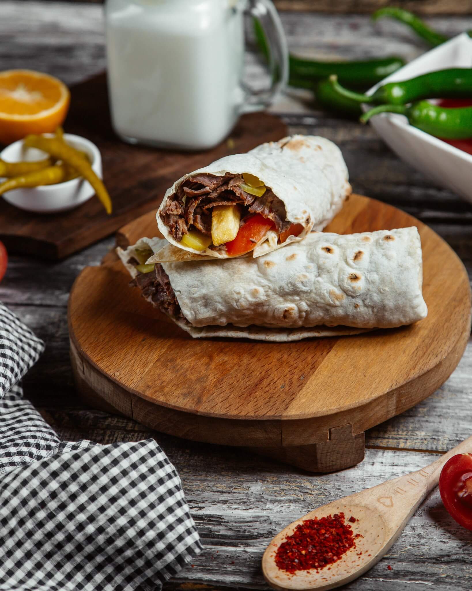 Burritos de carne asada Receta rica y rápida. MomMom