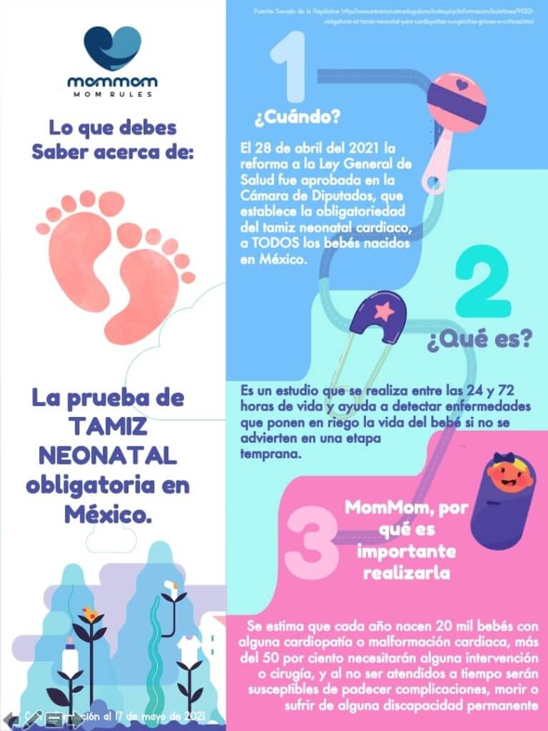 Prueba de Tamiz Neonatal OBLIGATORIO por Ley en México 