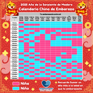 Aquí está el Calendario chino de embarazo 2025 ¿Niño o niña? – MomMom